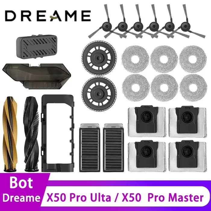 Pièces détachées pour robot aspirateur Dreame X50 Pro Ultra / X50 Pro Master : brosse principale