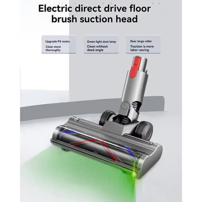 Tête de brosse à entraînement direct pour aspirateur Dyson V7