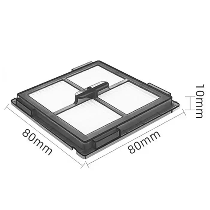 Filtre HEPA pour Roborock Q10 S5 S5+ Q10 VF VF+ Q10V V+ X-5 X-5+ Q10P P+ PF PF+ Q8 8+ Max ProPlus