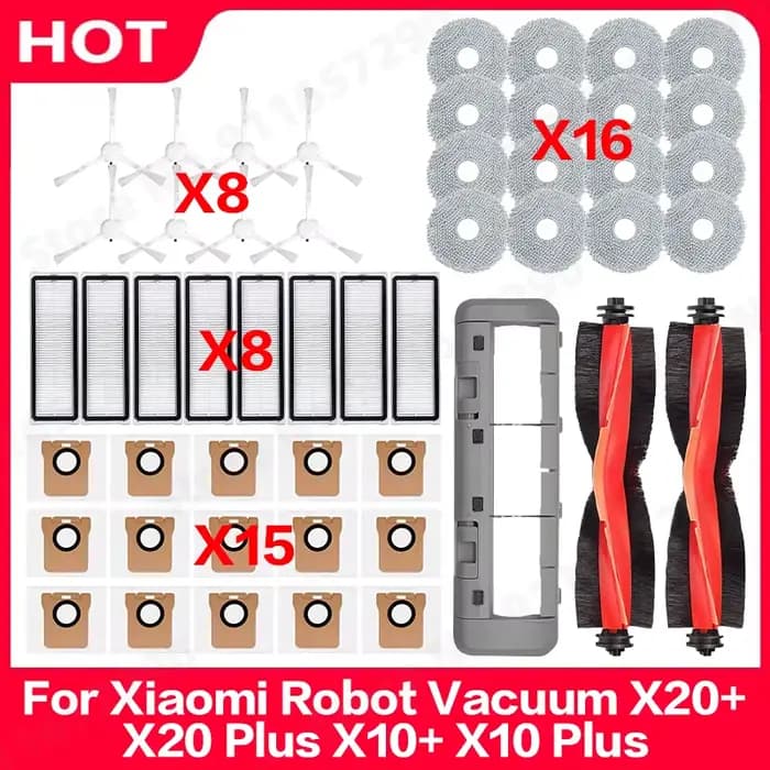 Pièces de rechange pour aspirateur Robot Xiaomi X20 Plus/X20 +/X10 + / X10 Plus