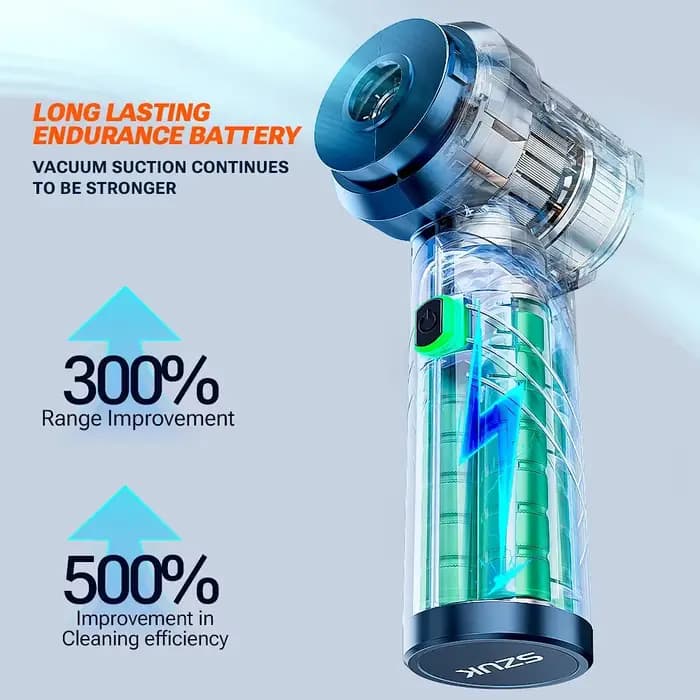 SZUK C013Max-Mini Aspirateur de Voiture Pliable et Portable