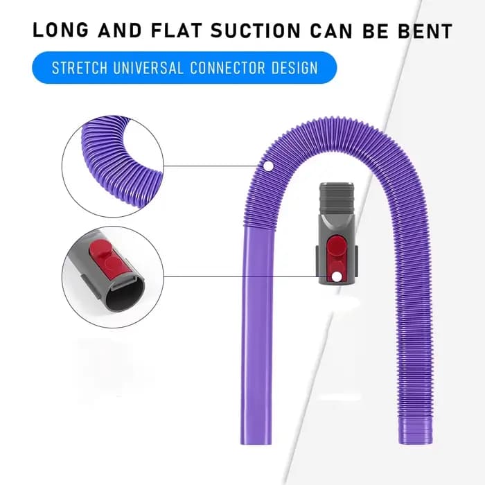 Fixation de tuyau de nettoyage de ventilation de sèche-linge pour Dyson V7 V8 V10 V11 V12 V15