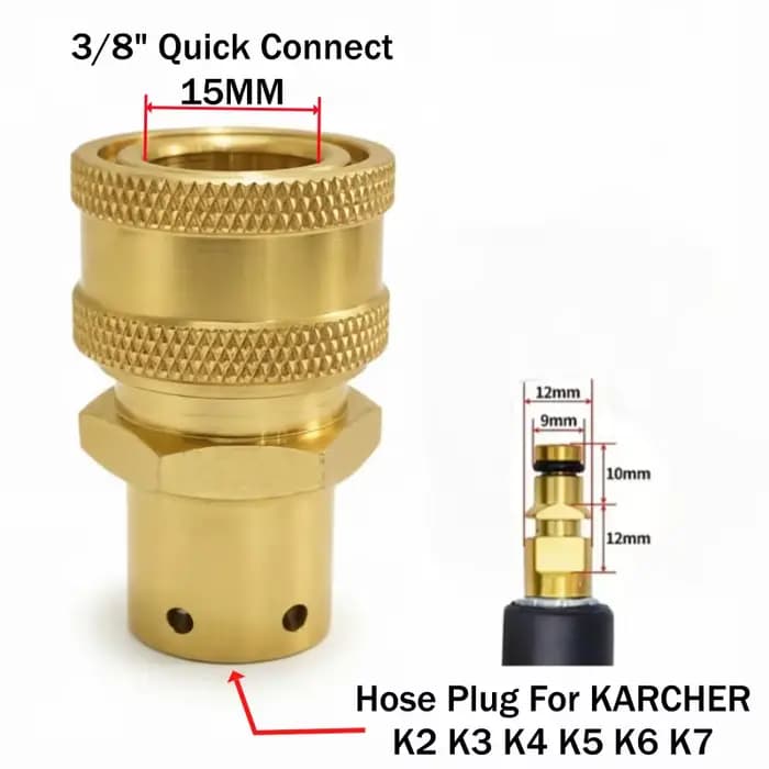 Adaptateur de pistolet de lavage de voiture pour Karcher K2 K3 K4 K5 K6 K7