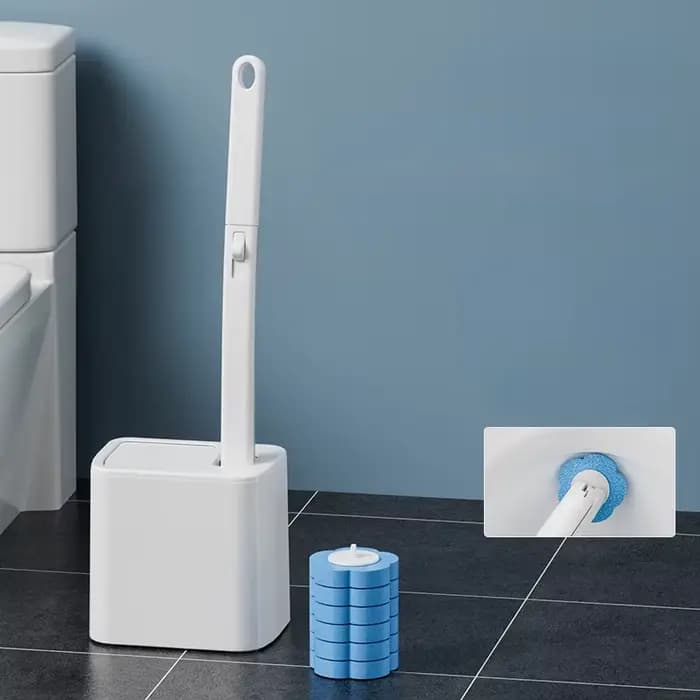 Brosse de Toilette Murale à Long Manche