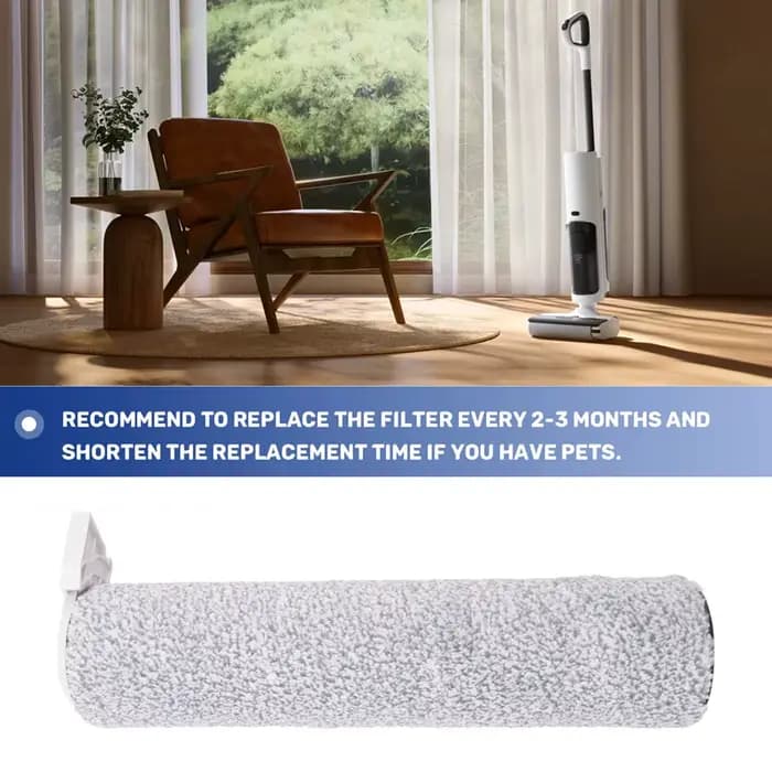 Pour Xiaomi Truclean W20 / 2c / 4c / 2 Lite brosse à rouleau et filtre aspirateur sec et humide