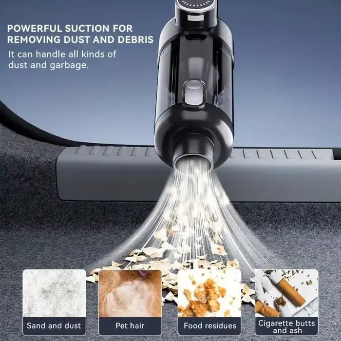 Mini aspirateur haute puissance 17000PA avec lumière LED