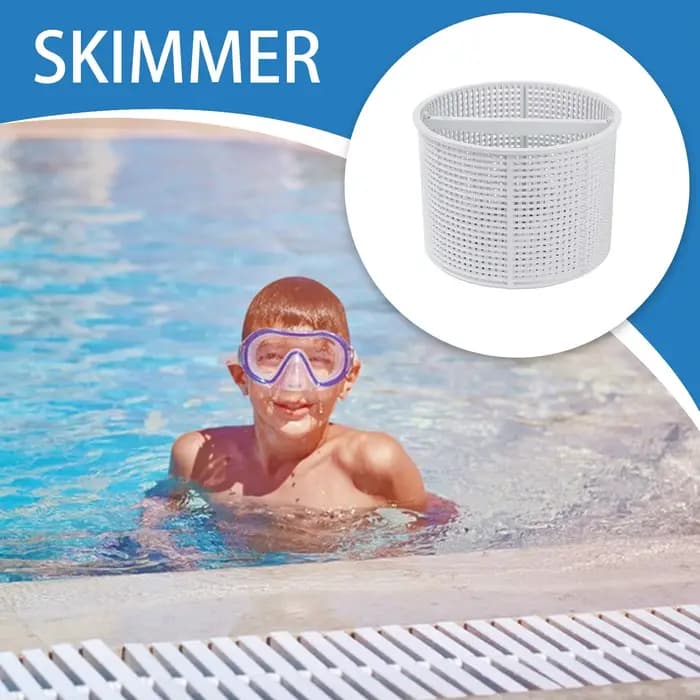 Panier de skimmer pour éliminer les feuilles, panier filtrant pour piscine, pour l'élimination des feuilles et des débris des spas