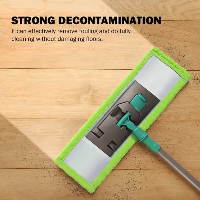 Têtes de balai en microfibre corail lavables pour sols en bois dur
