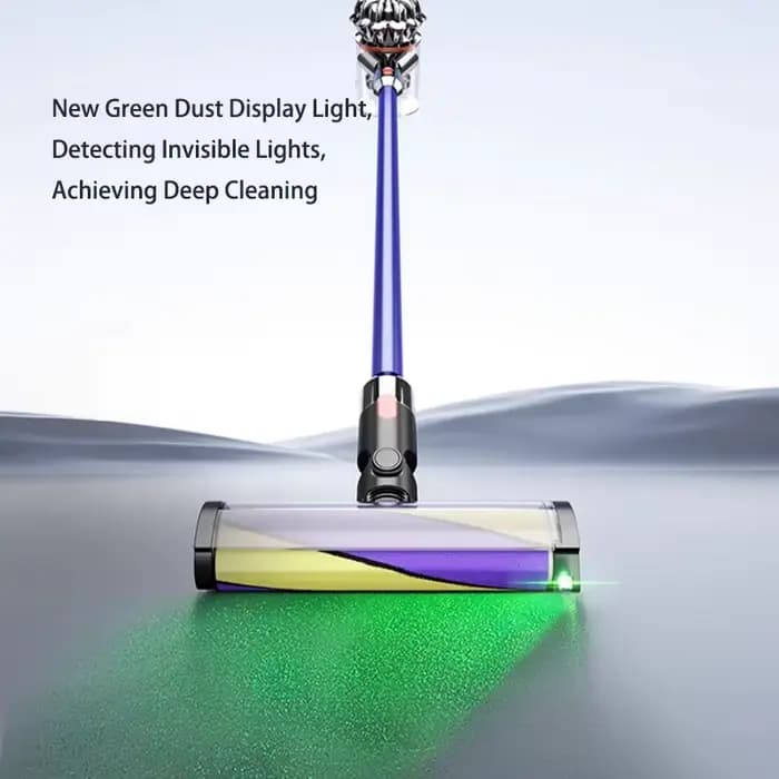 Tête de brosse souple améliorée pour aspirateurs sans fil Dyson V6 V7 V8 V10 V11 V15 V10 Slim V12 avec lumière LED verte pour la maison