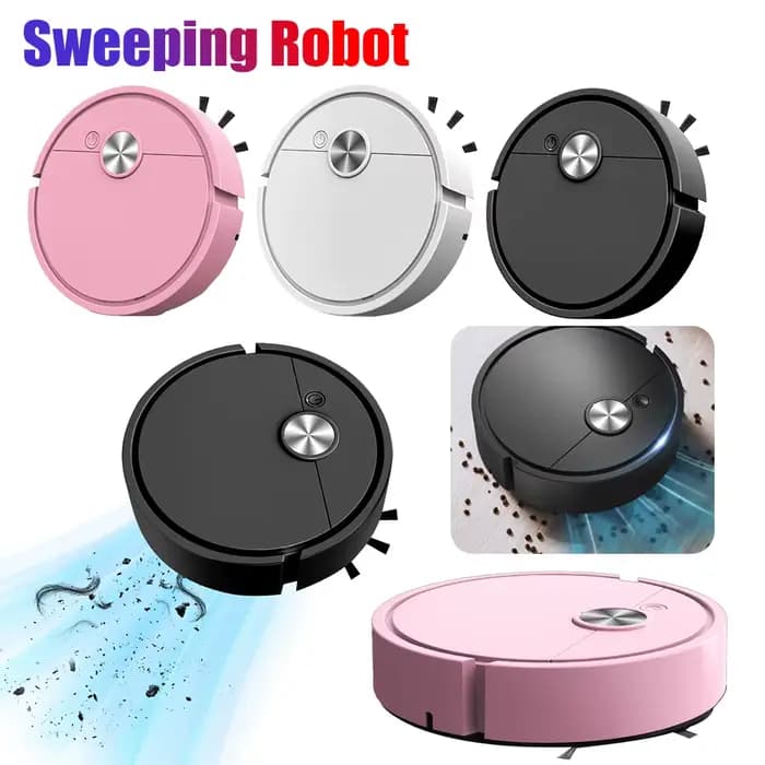 3 en 1 Robot de balayage aspirateur vadrouille maison intelligente USB Rechargeable