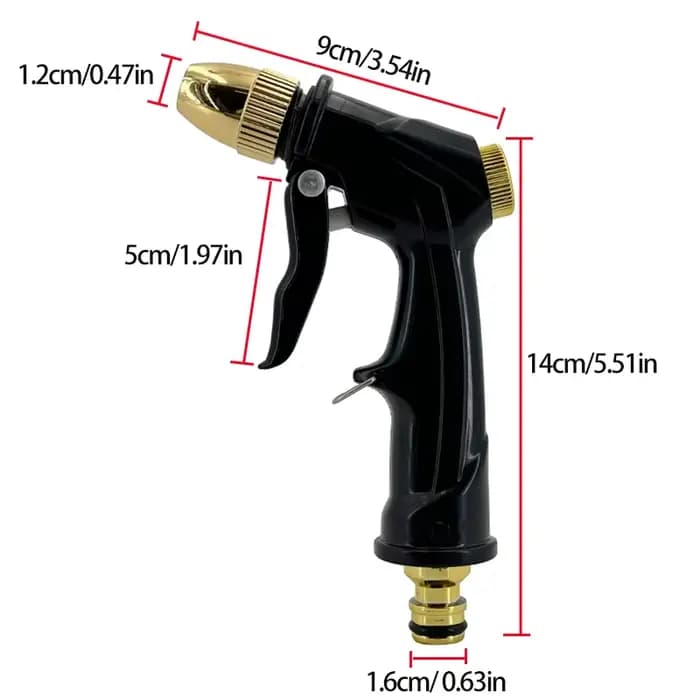 Nouveau laveuse haute pression pistolet à eau en plastique tuyau d'arrosage buse de pulvérisation pour Hidrolavadora lavage de voiture arroseur outil de nettoyage Jet d'eau