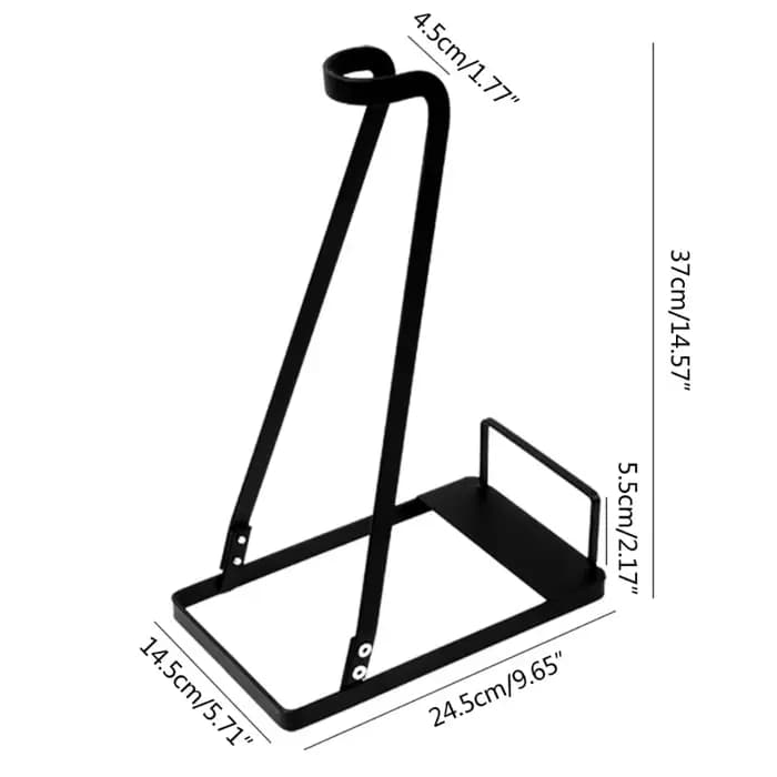 Support d'aspirateur en métal