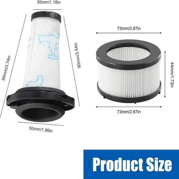 Accessoires de filtre à vide pour batterie Rowenta x-force Flex 9.60 Aqua/Animal/allergie/x-nano