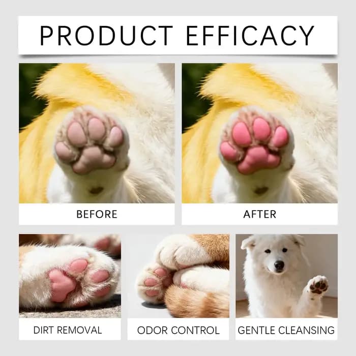 Nettoyant pour pattes de chien et de chat
