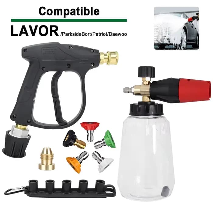 Kit de Lance à mousse de neige haute pression pour lave-linge Lavor