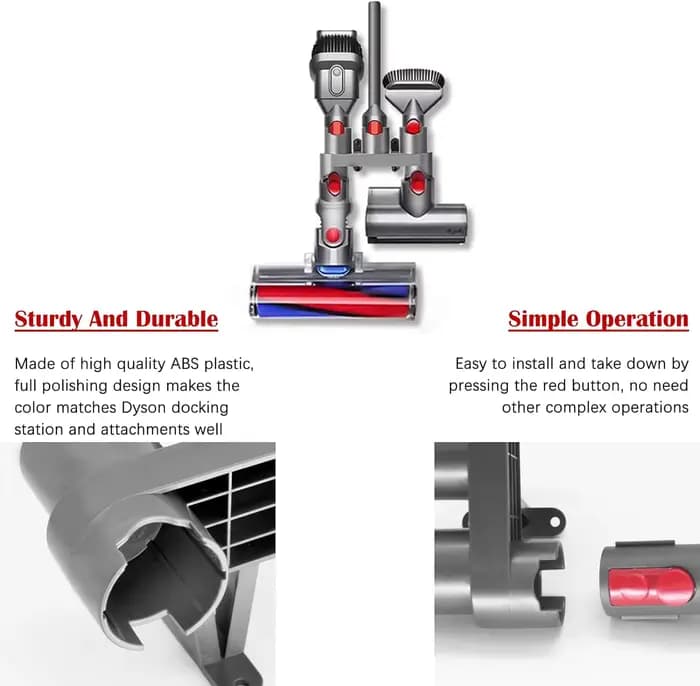Support d'accessoires Compatible avec Dyson V7 V8 V10 V11 V15 Gen5