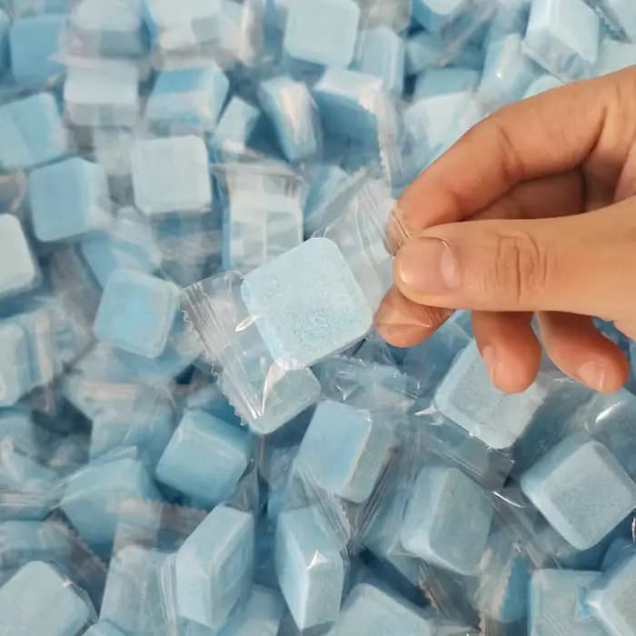 Tablettes effervescentes nettoyantes pour toilettes