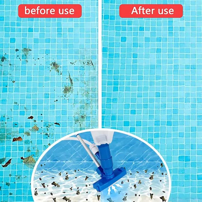 Kit de nettoyage de piscine, net pour nettoyer le fond, filtre pour piscine, ensemble d'aspirateur pour piscine, skimmer de nettoyage, outils et produits pour piscines