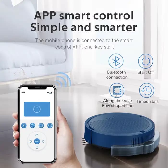 Obowal balayage Robot aspirateur APP contrôle automatique réservoir d'eau