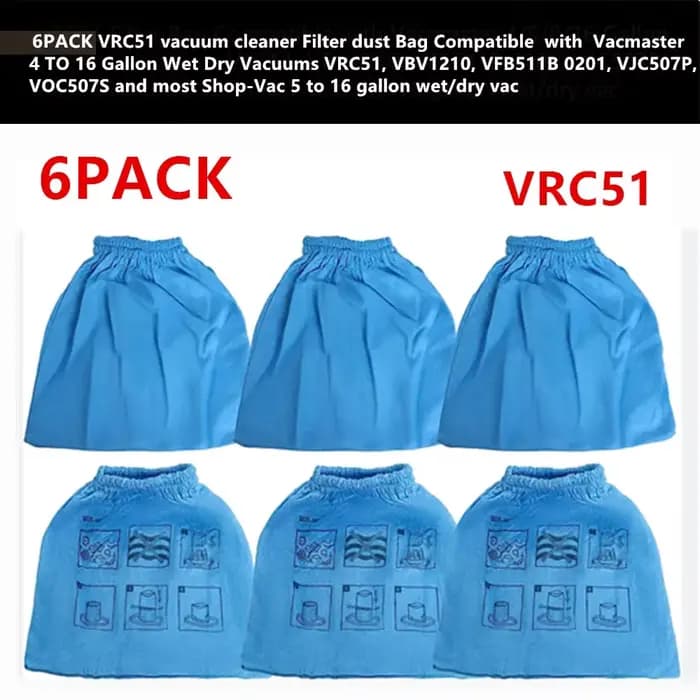 Sac à poussière filtre pour aspirateur VRC51