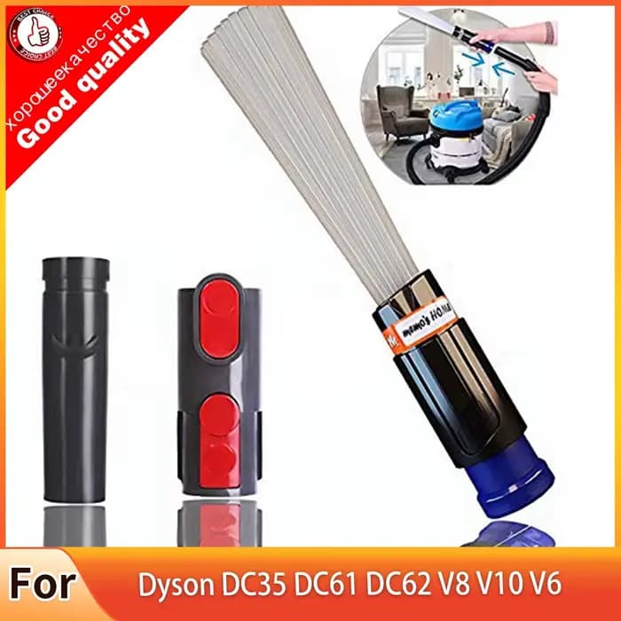 Ensemble d'adaptateurs de brosse de fixation pour aspirateur Dyson DC35 DC61 DC62 V8 V10 V6