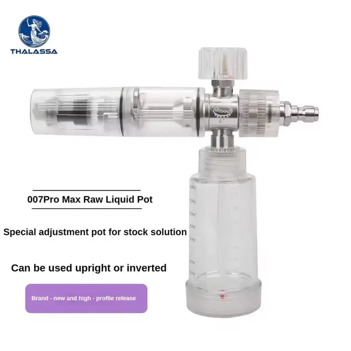 Pot de mousse d'eau de 100ml avec connecteur rapide de 1/4 pouces