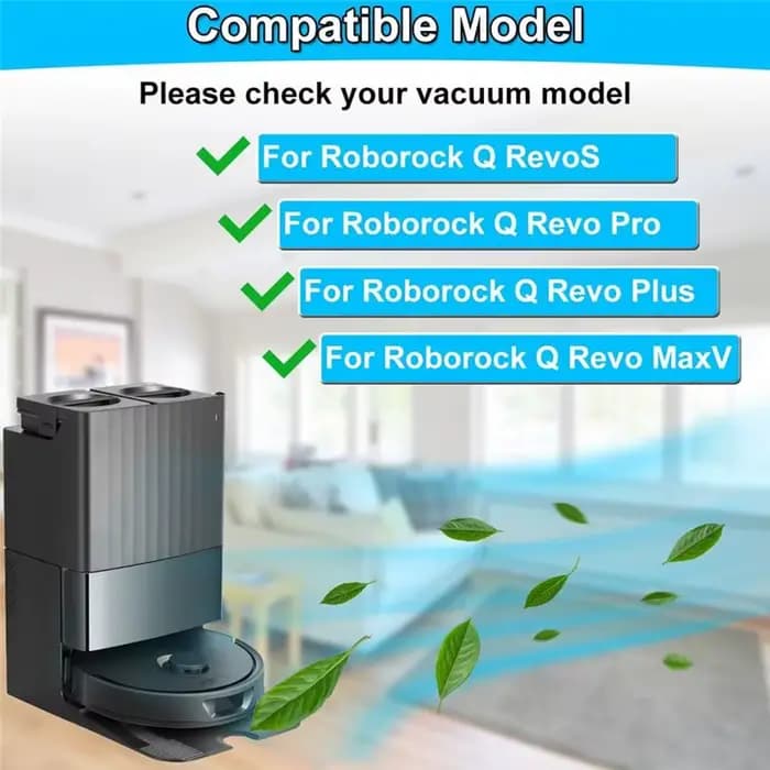 Ensemble d'accessoires de remplacement M02K-For Roborock Q Revo S/Qrevo Maxv/Qrevo Pro/Qrevo Plus pour pièces d'aspirateur robot