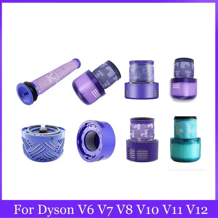 Filtre HEPA lavable de remplacement pour aspirateur Dyson V6 V7 V8 V10 V11 V12 SV12 SV14 SV18 Slim
