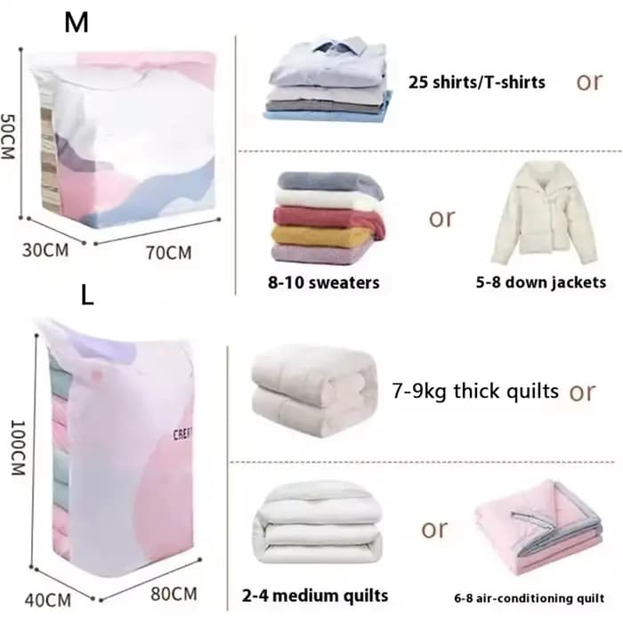 Sacs sous vide pour vêtements
