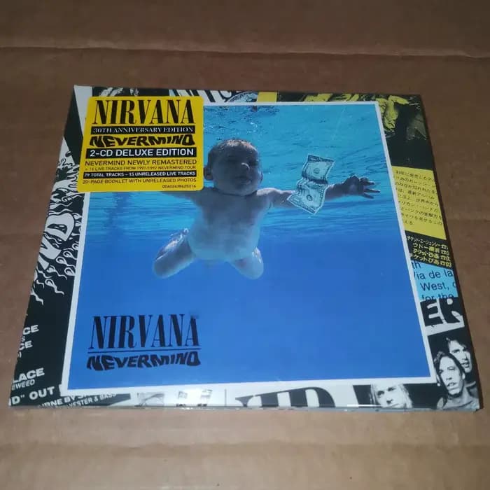 Nirvana Nevermind 30ème Anniversaire Édition Deluxe 2CD Album Grunge Alternative Rock Pour les Fans de Car Play Collection Cadeau En Stock