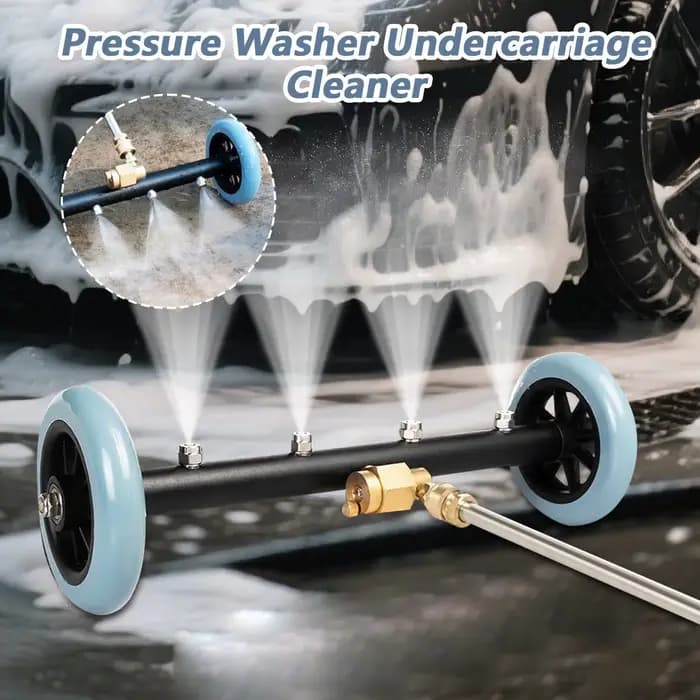 Nettoyeur de surface haute pression pour dessous de caisse 16 pouces 4000 PSI avec 2 rallonges pour camions