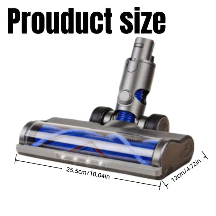 Brosse de sol à entraînement direct pour les modèles Dyson V6 DC58 DC59 DC61 DC62 DC72 DC74. Pièce de rechange pour aspirateur avec éclairage LED pour le nettoyage
