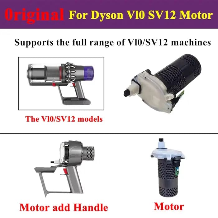 Ensemble moteur d'origine pour aspirateur robot Dyson V10 /SV12, accessoires