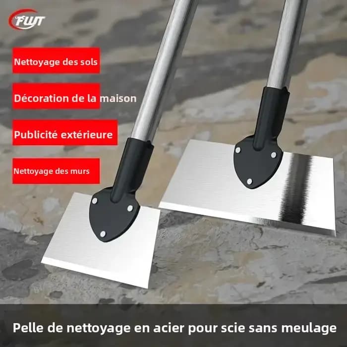 Grattoir de nettoyage en acier au manganèse pour l'entretien de la maison