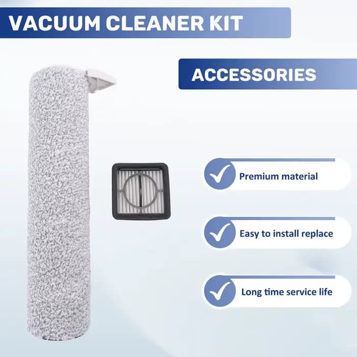 Pour Xiaomi Truclean W20 / 2c / 4c / 2 Lite brosse à rouleau et filtre aspirateur sec et humide