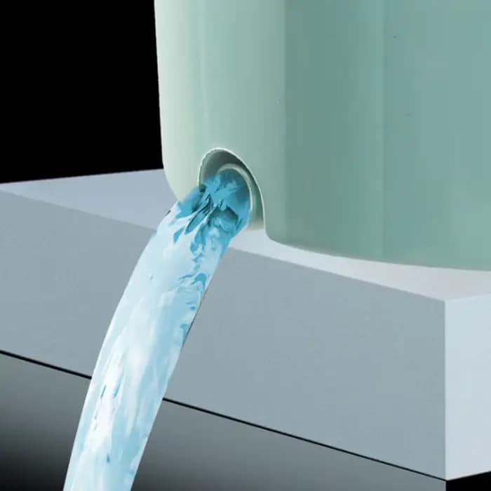 Serpillière automatique avec seau et brosse rotative
