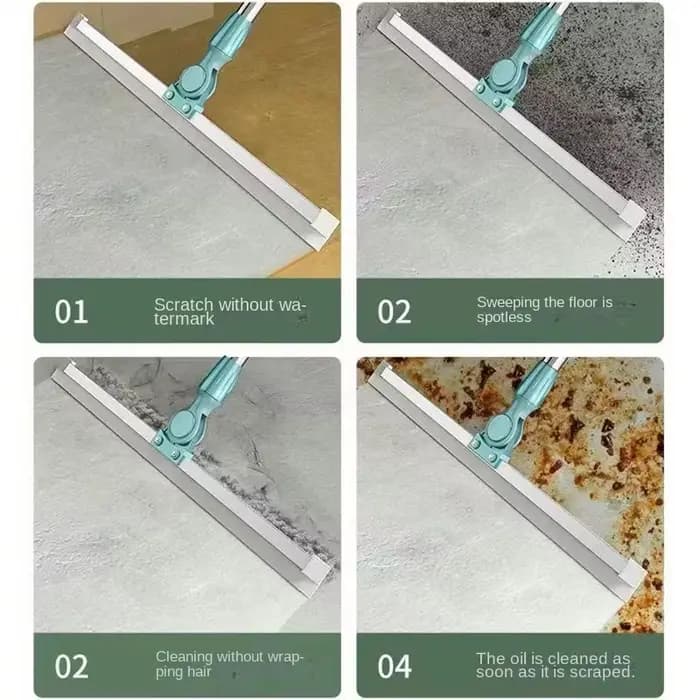 Balai d'essuie-glace en silicone pour le nettoyage du sol de la salle de bain