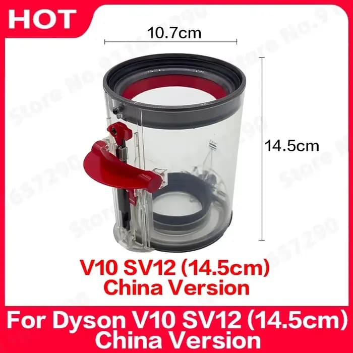 Conteneur de poussière pour aspirateur Dyson V10 SV12