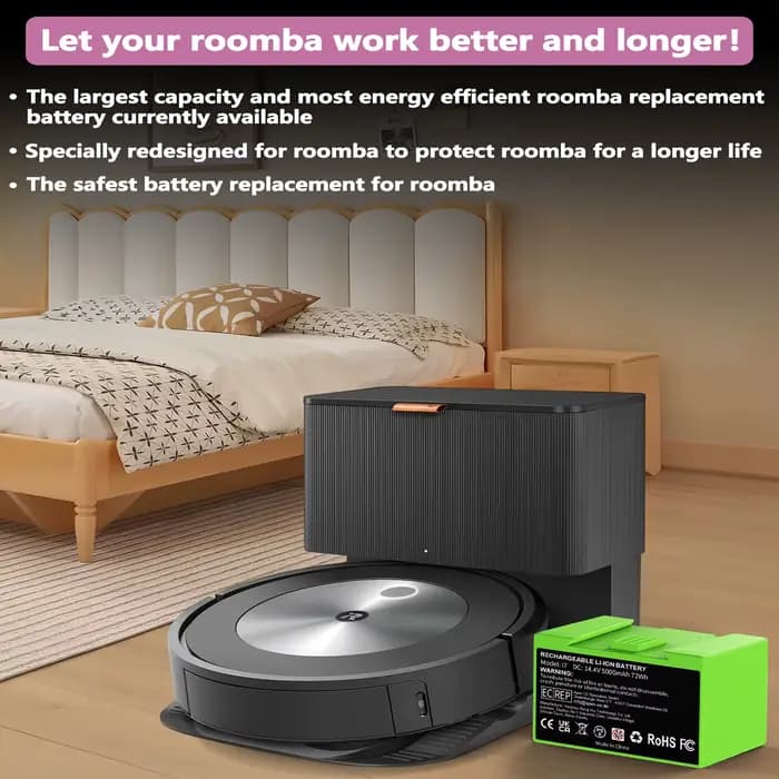 Batterie de rechange aste pour aspirateur iRobot Roomba i7