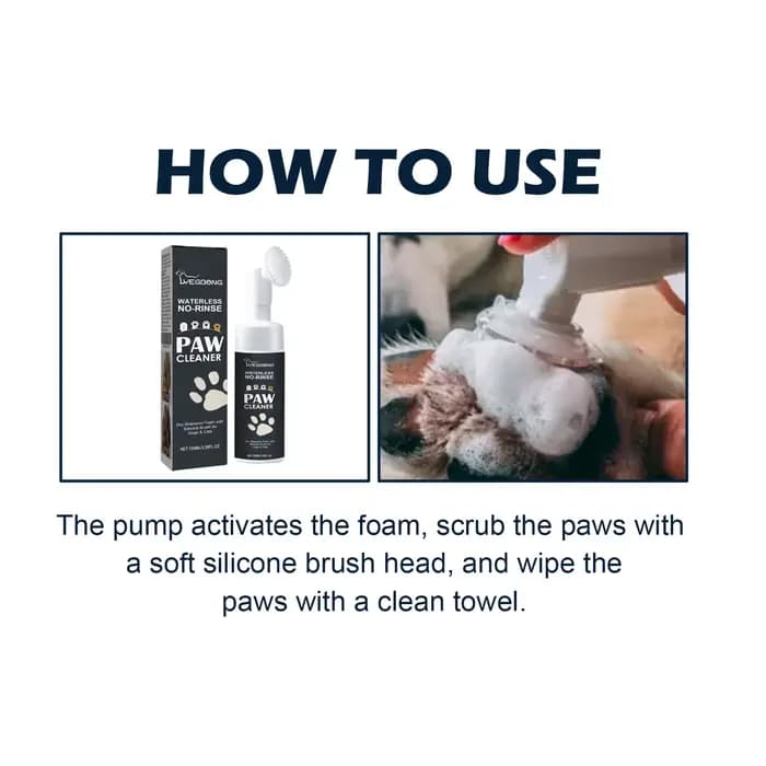 Nettoyant pour pattes d'animaux Yegbong pour chien et chat