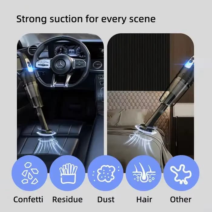 Aspirateur à main polyvalent pour voiture