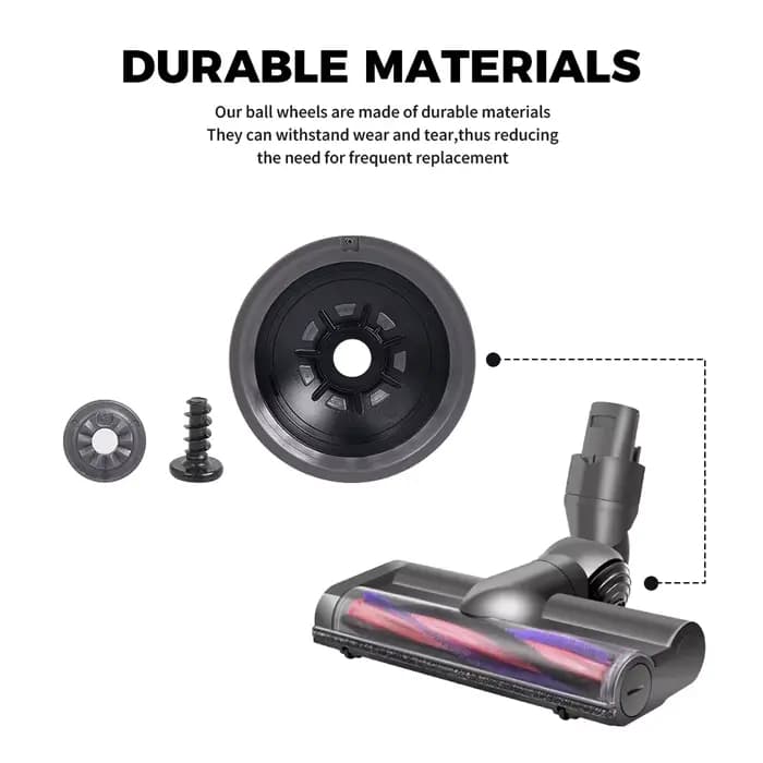 Roue V-Ball pour aspirateur sans fil Dyson V6 V7 V8 V10 V11 V12 20W 35W 50W, roues de remplacement pour tête de nettoyage à entraînement direct, pièce d'outil