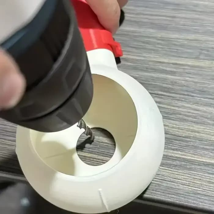 Collecteur de poussière pour perceuse à buse rotative - Conception inclinable