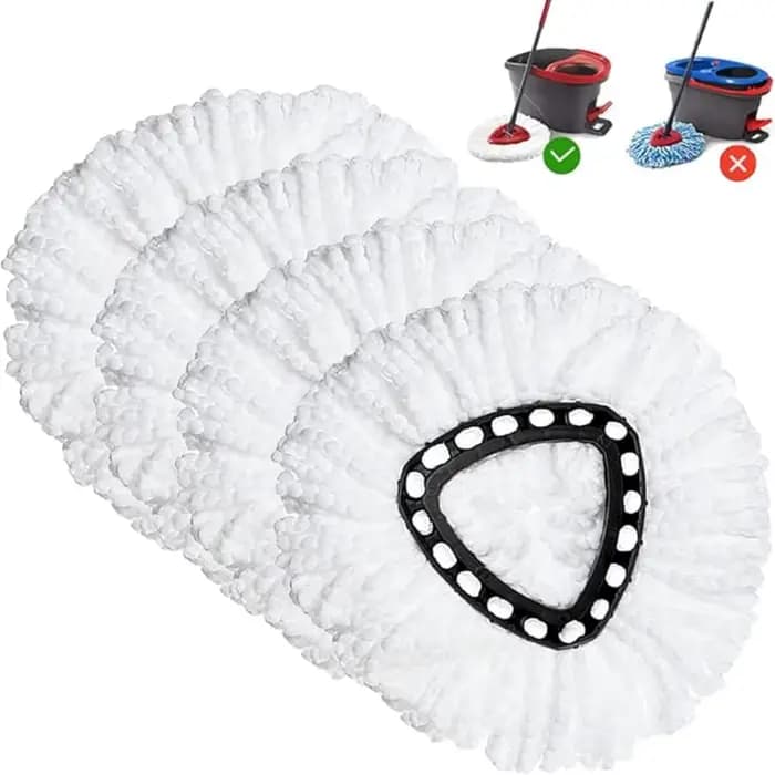 Têtes de rechange pour vadrouille Vileda EasyWring 2 en 1 Turbo