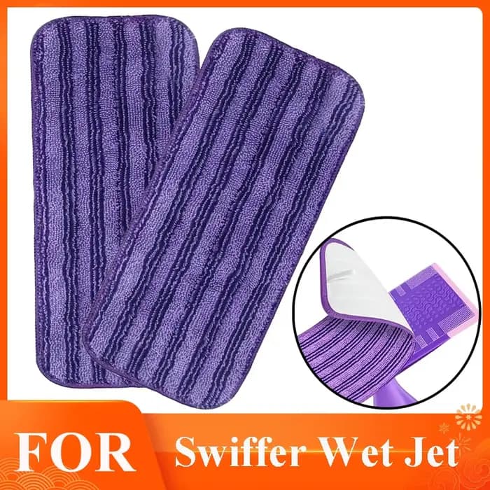 Accessoires tampons de vadrouille en microfibre réutilisables pour Swiffer Jet humide tampon