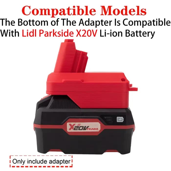 Adaptateur de batterie pour aspirateur DySon V7 V8 vers