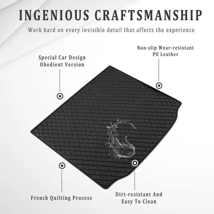 Tapis de coffre toutes saisons pour Nissan x-trail 14-24, doublure de coffre sur mesure, imperméable, antidérapant, anti-poussière, accessoires de protection