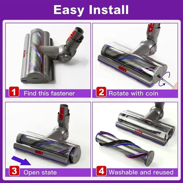 Tête de brosse pour aspirateur DysonV8 V7 V11 V15 V10