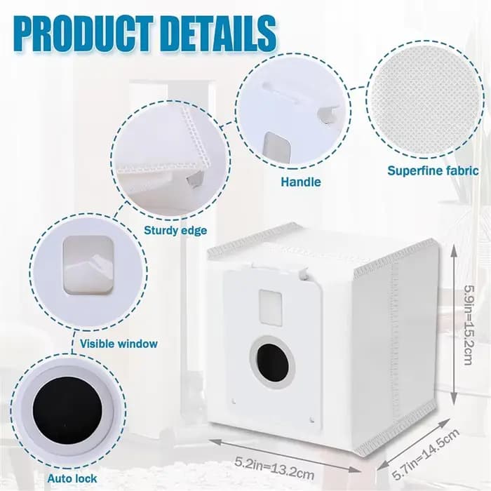 Paquet de ABJI-32 sac à poussière pour aspirateur sans fil tout-en-un Cordzero A937KGMS A939KBGS remplacement de sacs d'aspirateur