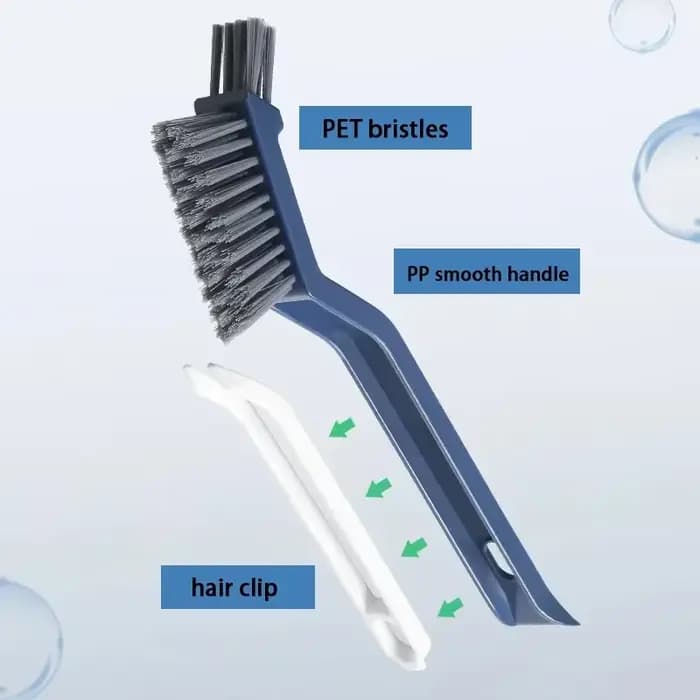 Brosse de nettoyage efficace pour coins et espaces